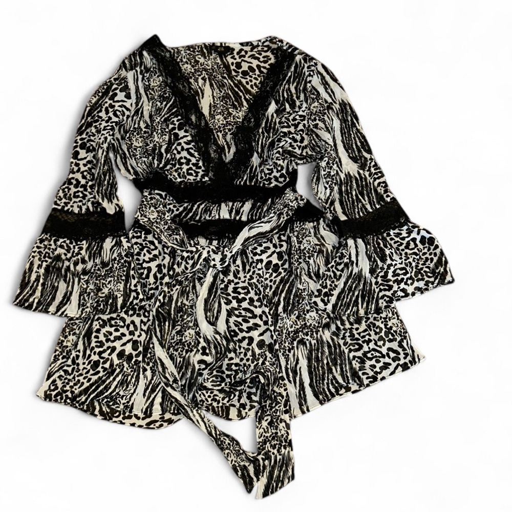 Animal print Y2K top/Micro dress